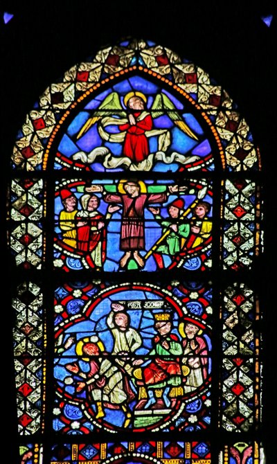 Lapidation et Crucifixion de Saint Agricole - French School
